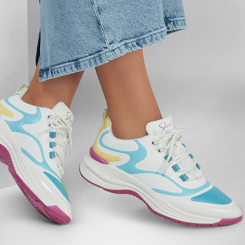 Skechers/斯凯奇正品秋季新款女士时尚耐磨低帮运动休闲鞋