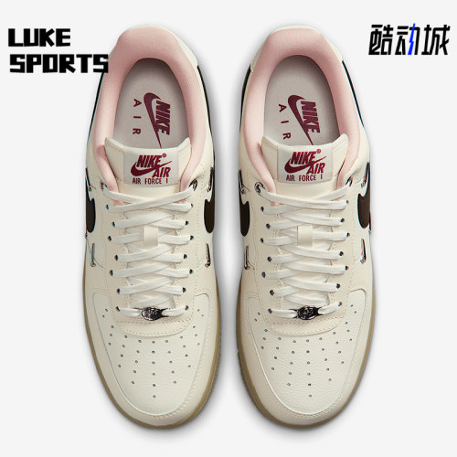 Nike/耐克正品Air Force 1女士休闲低帮系带耐磨运动鞋IQ9802-022