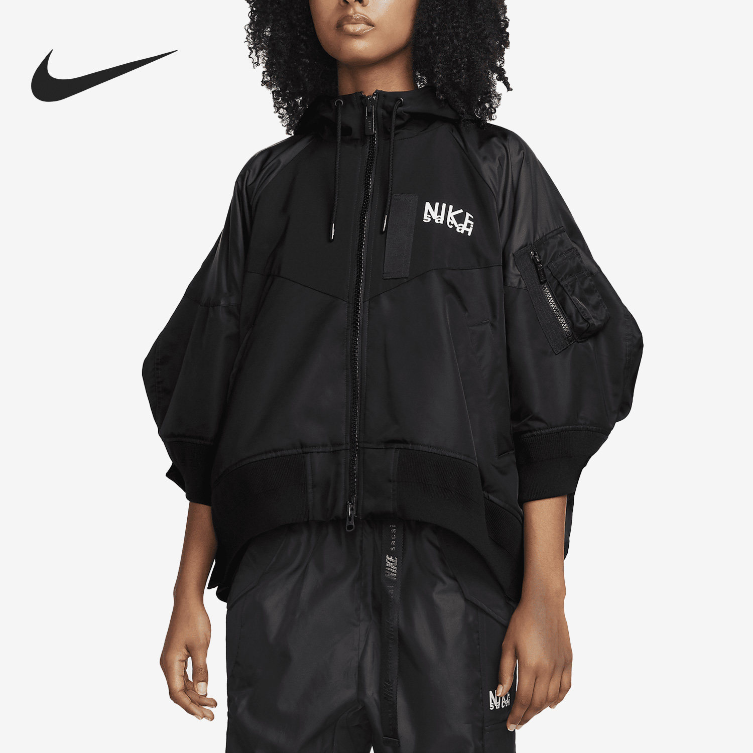 Nike/耐克正品春季新款女子休闲运动连帽夹克外套 DQ9049-010,运动服/休闲服装,运动茄克/外套,淘宝优惠券,粉丝福利购,淘宝优惠卷