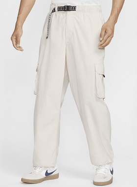 Nike/耐克正品新款男女梭织运动休闲直筒工装长裤 FV7348-104