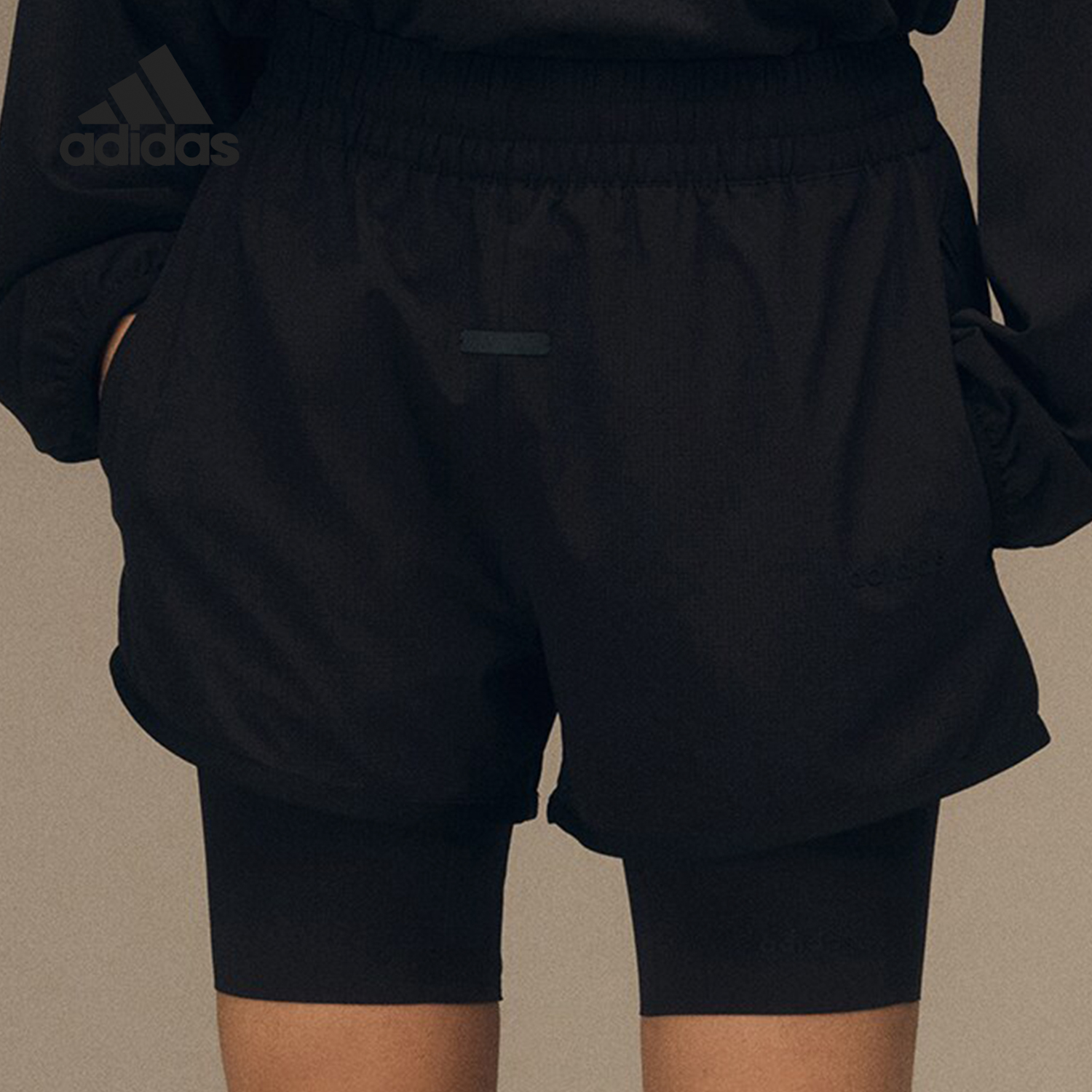 Adidas/阿迪达斯官方正品运动男女同款宽松轻盈休闲短裤IM8936