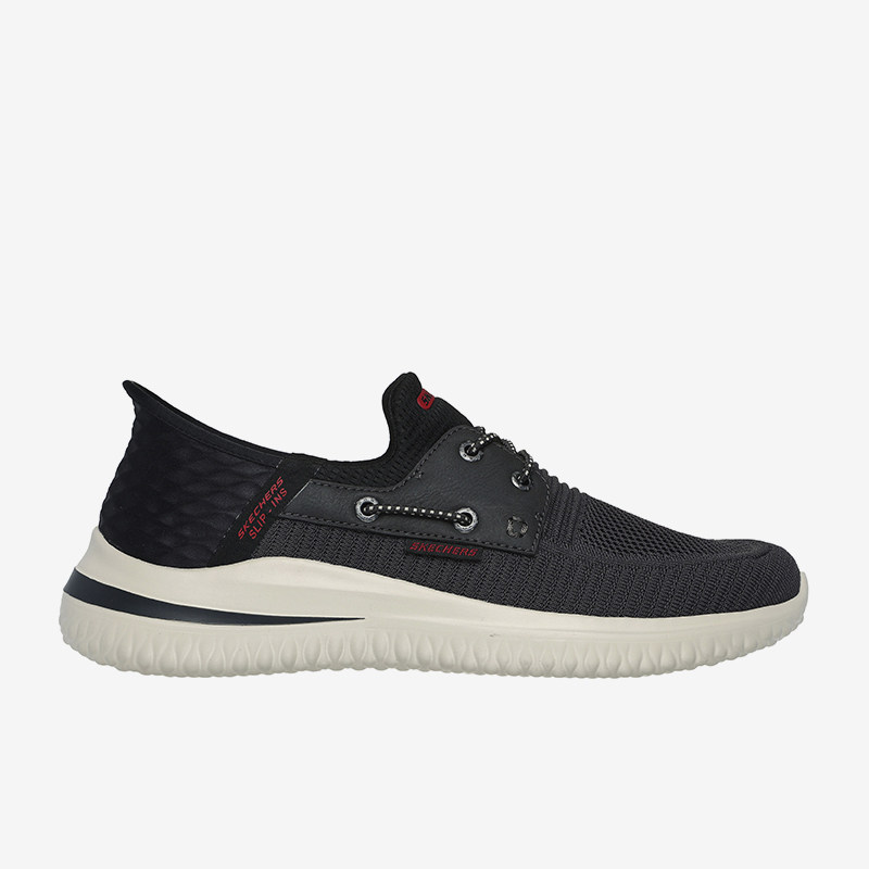 Skechers/斯凯奇正品防滑耐磨新款男士轻盈透气网布运动休闲鞋