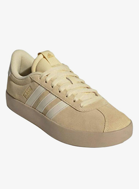 Adidas/阿迪达斯正品VLCOURT3.0新款女经典棕米白色板鞋KI2108