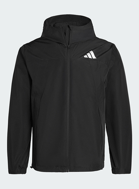 Adidas/阿迪达斯正品WOVENJACKET新款男女经典黑色夹克外套IB7052
