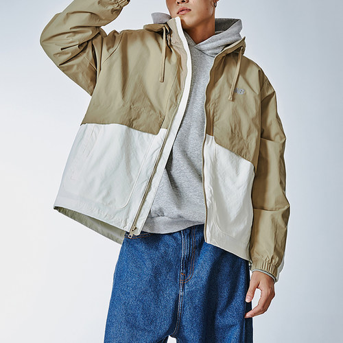 New Balance/NB正品新款男女梭织连帽运动夹克外套AMJ41340-CIC