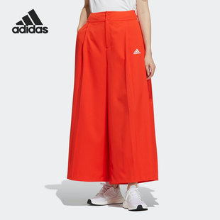 阔腿裤 H09687 阿迪达斯女子运动休闲宽松长裤 Adidas