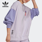 新款 三叶草当季 女子圆领运动休闲卫衣H22748 阿迪达斯正品 Adidas