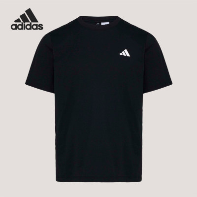 Adidas/阿迪达斯官方正品SORONA男女经典圆领透气日常T恤KU6400