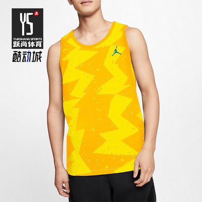 Nike/耐克正品JORDAN男士圆领无袖经典训练篮球背心T恤CJ6231-728
