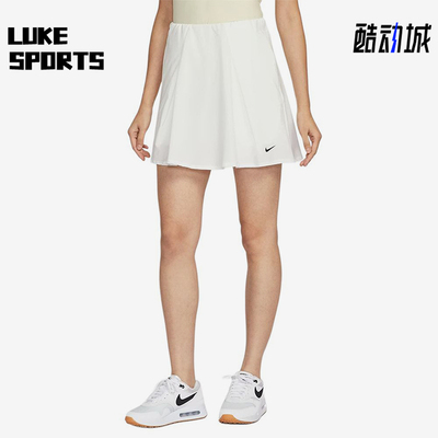 Nike/耐克正品Dri-FIT新款女白色休闲经典高尔夫短裙IH0516-133