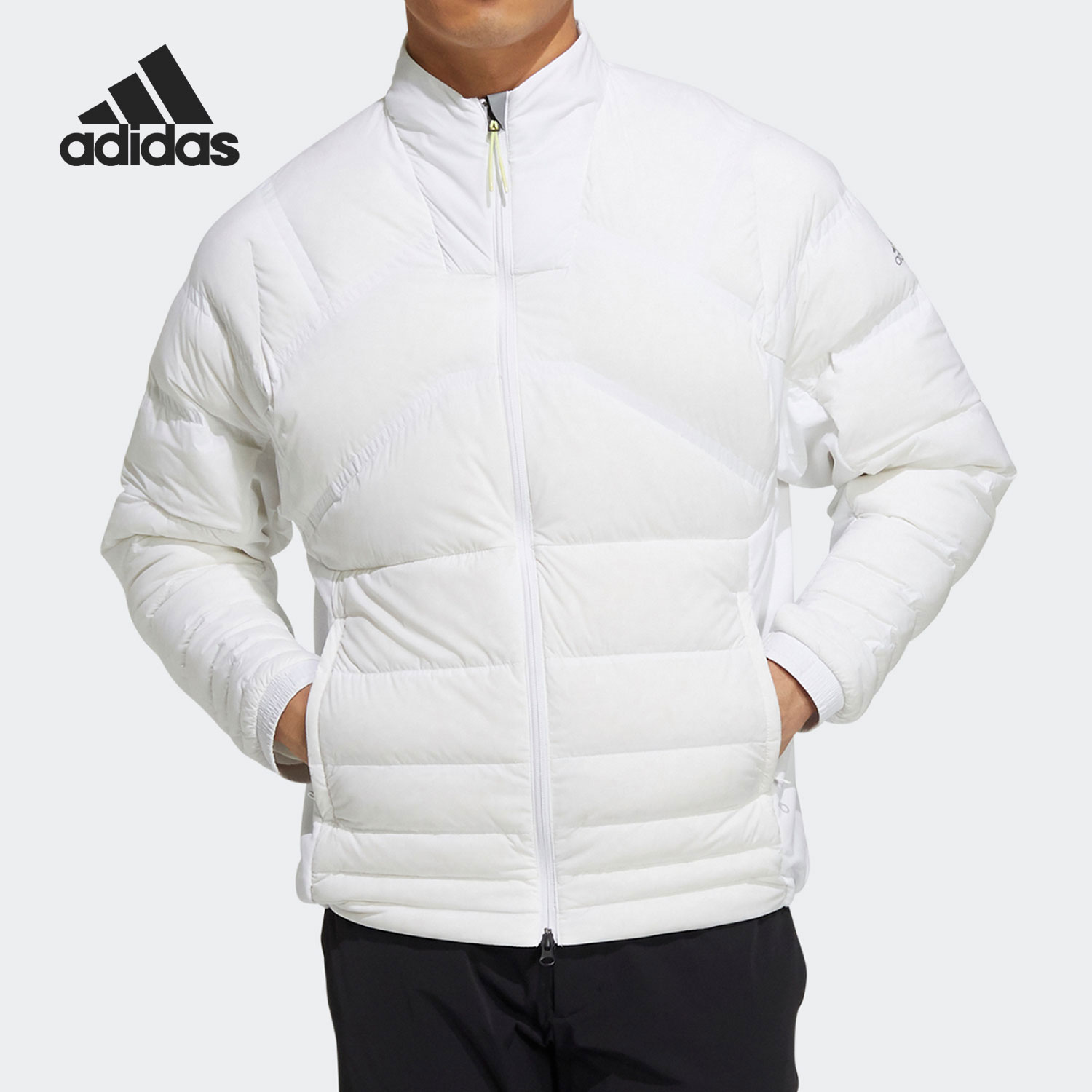 Adidas/阿迪达斯正品男子高尔夫运动休闲立领羽绒服 GT3415