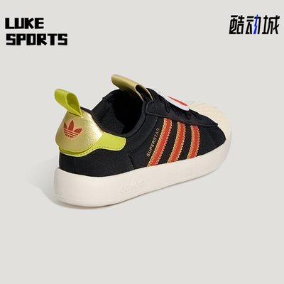 Adidas/阿迪达斯正品三叶草小童休闲经典贝壳头日常运动鞋KH5696