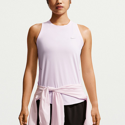 Nike/耐克正品Swift Dri-FIT女士跑步背心无袖T恤HQ0621-583