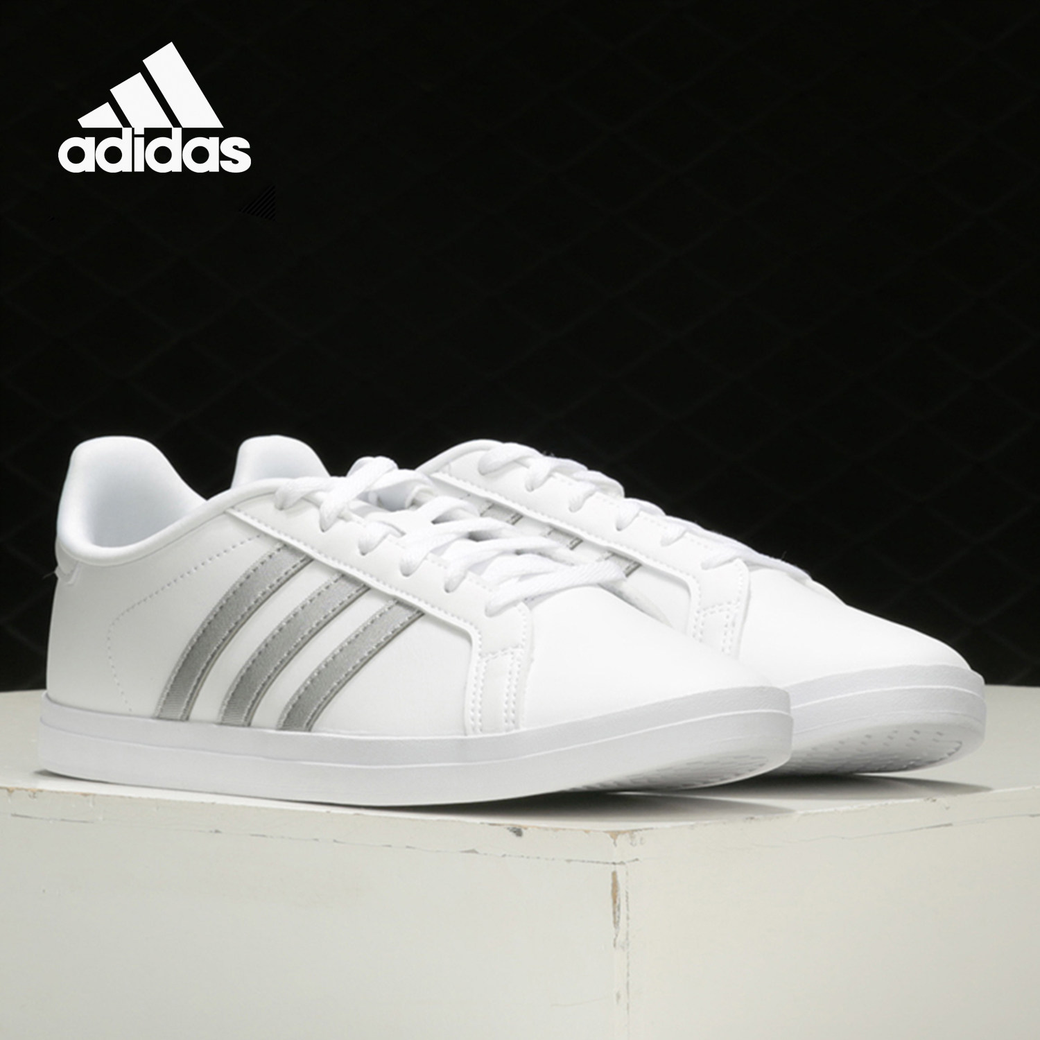 Adidas/阿迪达斯正品 Courtpoint X 女子运动休闲板鞋 FW7376