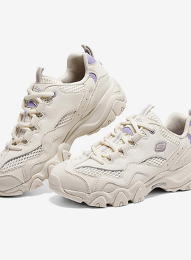 Skechers/斯凯奇正品D'LITES 2.0女子时尚绑带休闲熊猫鞋