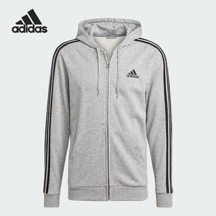 时尚 Adidas 男士 阿迪达斯正品 潮流连帽夹克外套GK9034 新款