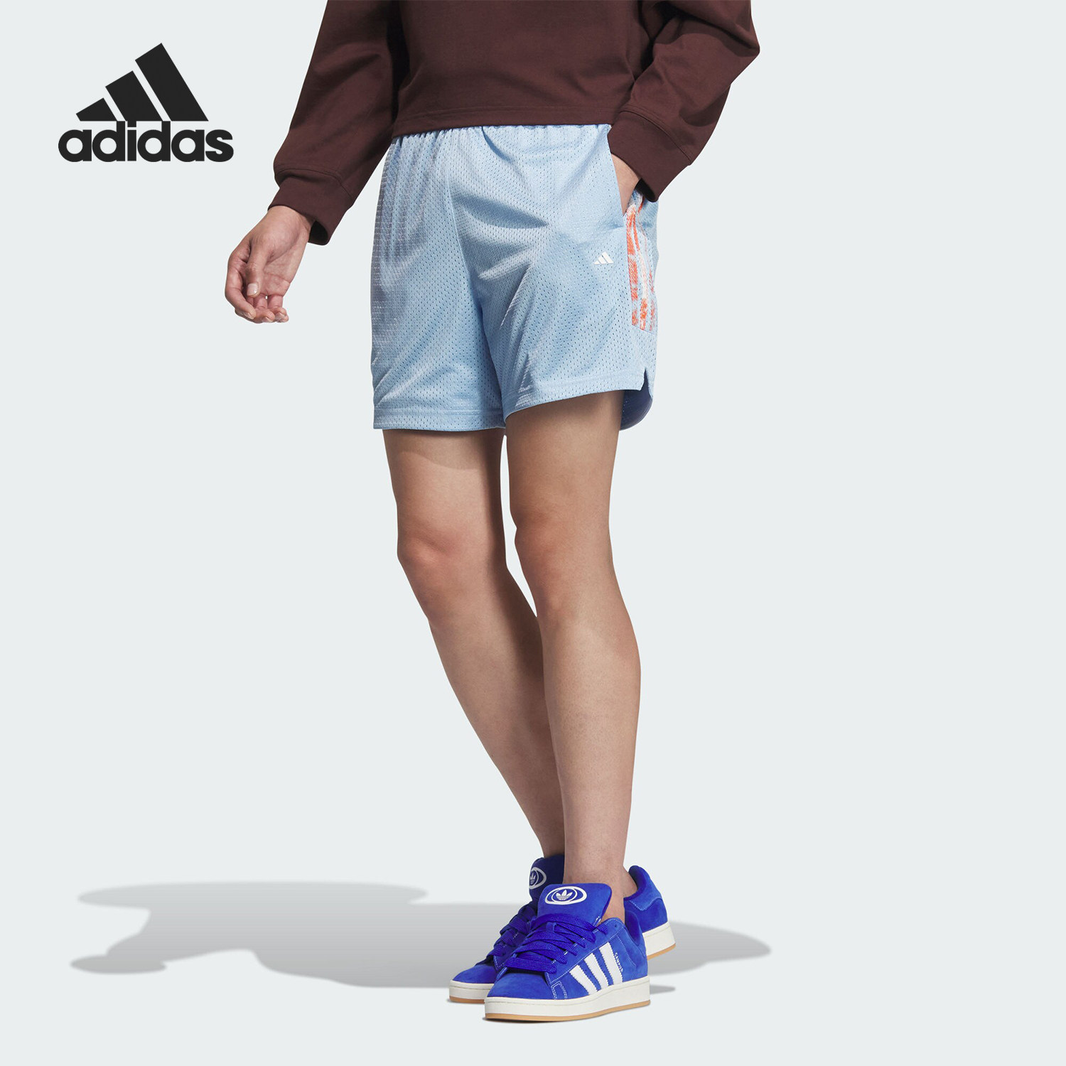 Adidas/阿迪达斯正品BB 3S SHORT男士篮球透气运动短裤JI9760
