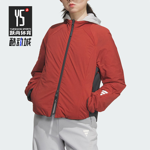 Adidas/阿迪达斯正品FUSTL W P JKT女士双面穿保暖棉服JM4247