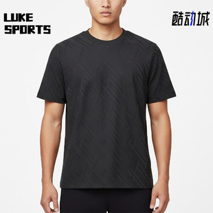 Adidas/阿迪达斯正品新款男黑色训练轻盈经典速干短袖T恤KW4763