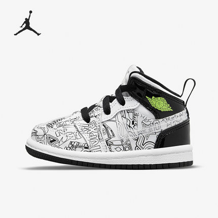 Nike/耐克正品JORDAN新款小童运动透气中帮休闲鞋DC4097-100