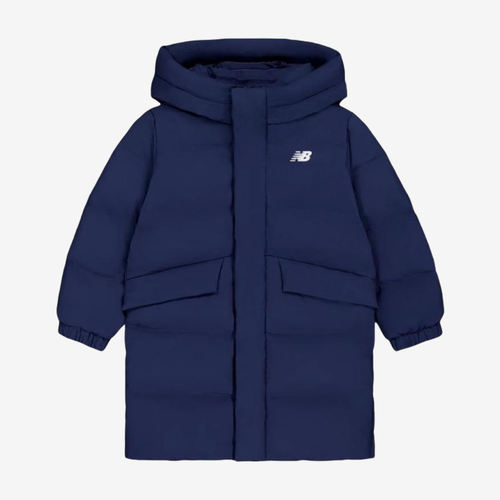 New Balance新百伦正品儿童中长款防风保暖羽绒服7PE4S103-NV