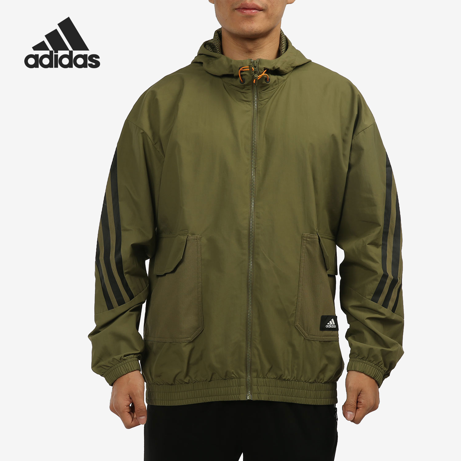 阿迪达斯男子运动夹克外套