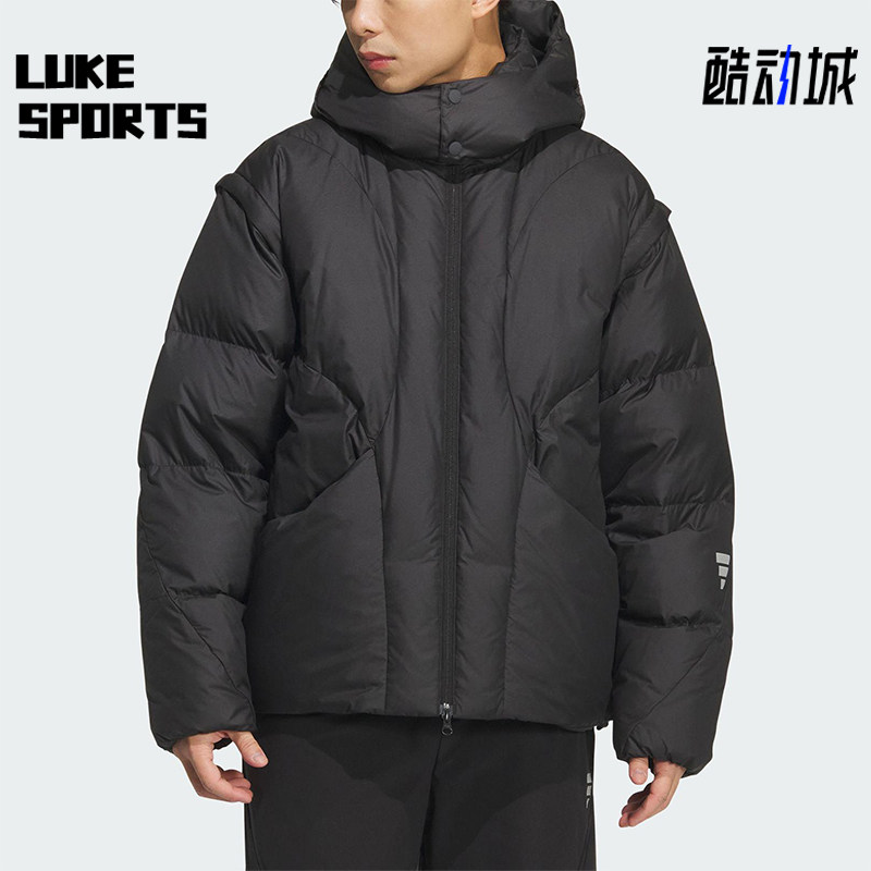 Adidas/阿迪达斯正品Future Style男士户外连帽日常羽绒服KC2587