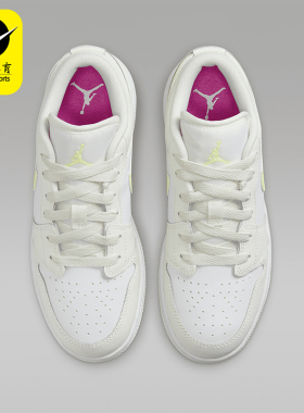 Nike/耐克正品Air Jordan 1 LowGS女子大童复古运动鞋FV8486-181