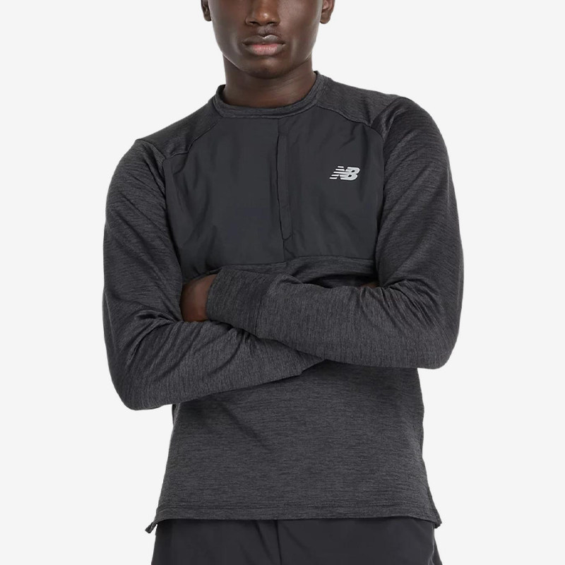 New Balance/NB正品新款男子户外休闲运动卫衣套头衫MT43205-BK