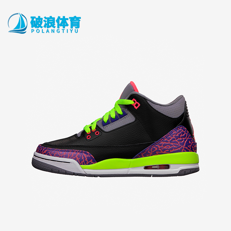 耐克大童复古耐磨中帮篮球鞋