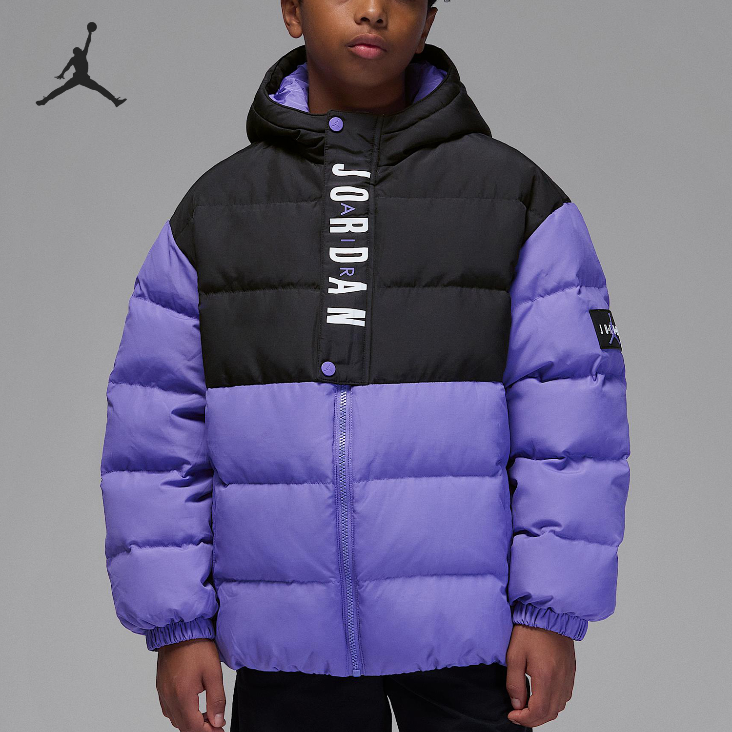 Nike/耐克正品2025冬季JORDAN大童拉链时尚羽绒服IR0945-527