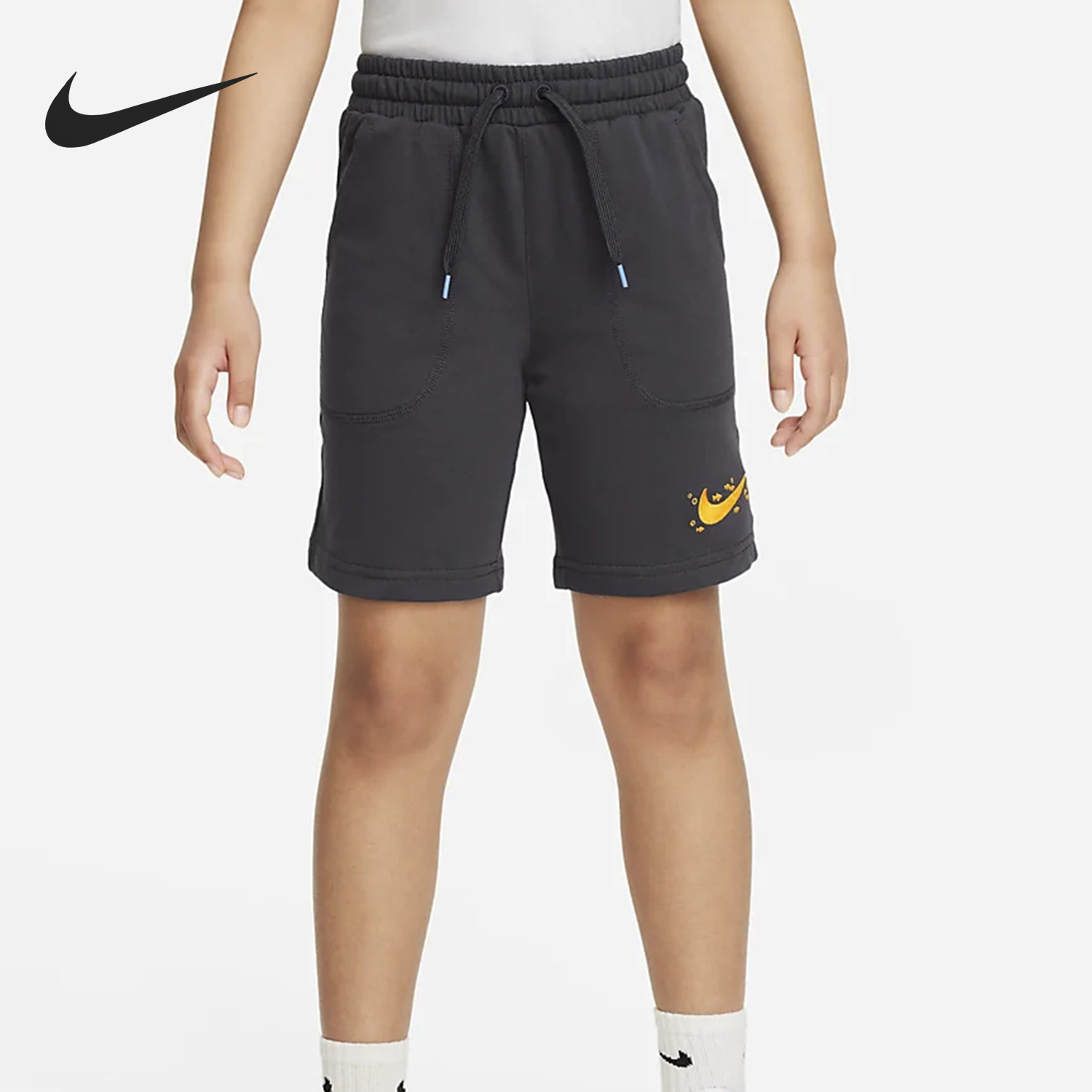 Nike/耐克正品Sportswear Coral Reef小童运动短裤FQ0830-015