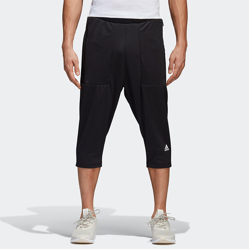 Adidas/阿迪达斯正品夏季男士休闲运动简约透气经典七分裤CG2112