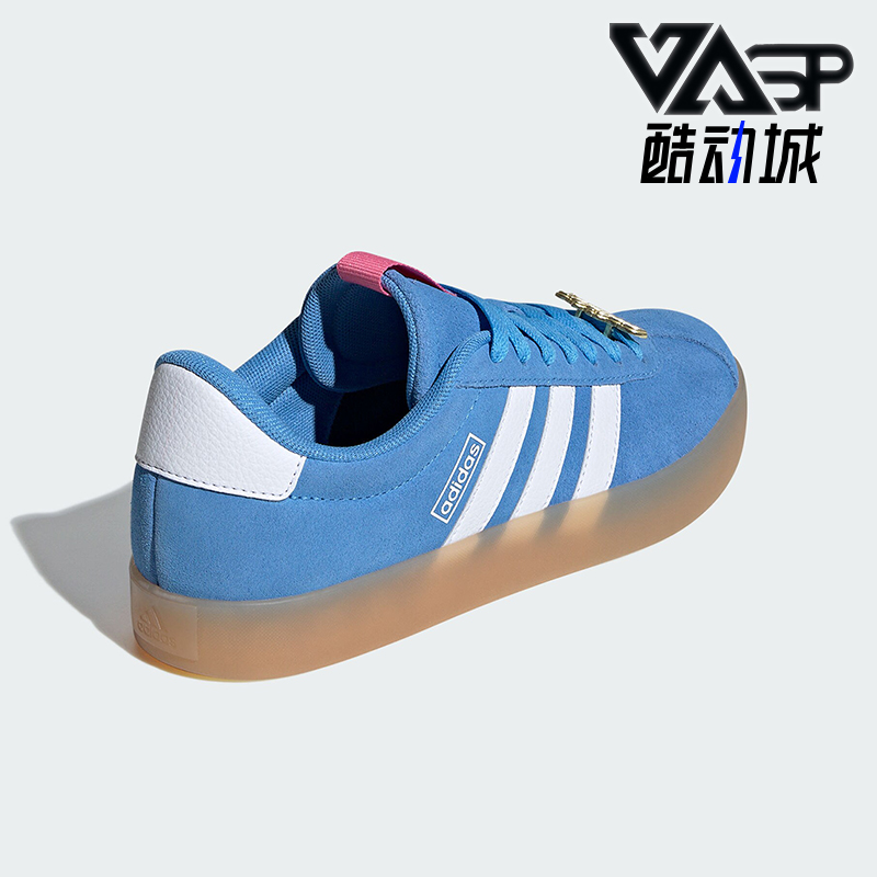 阿迪达斯女士款运动透气休闲板鞋