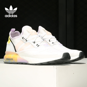 Adidas/阿迪达斯正三叶草男女BOOST低帮休闲经典运动鞋 FY3028