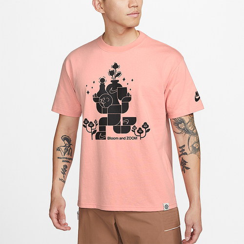 Nike/耐克正品男士图案印花圆领套头休闲短袖T恤DQ1011-824