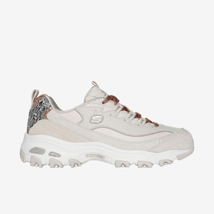 斯凯奇正品 女士运动时尚 Skechers 防滑耐磨新款 豹纹鞋 厚底老爹鞋