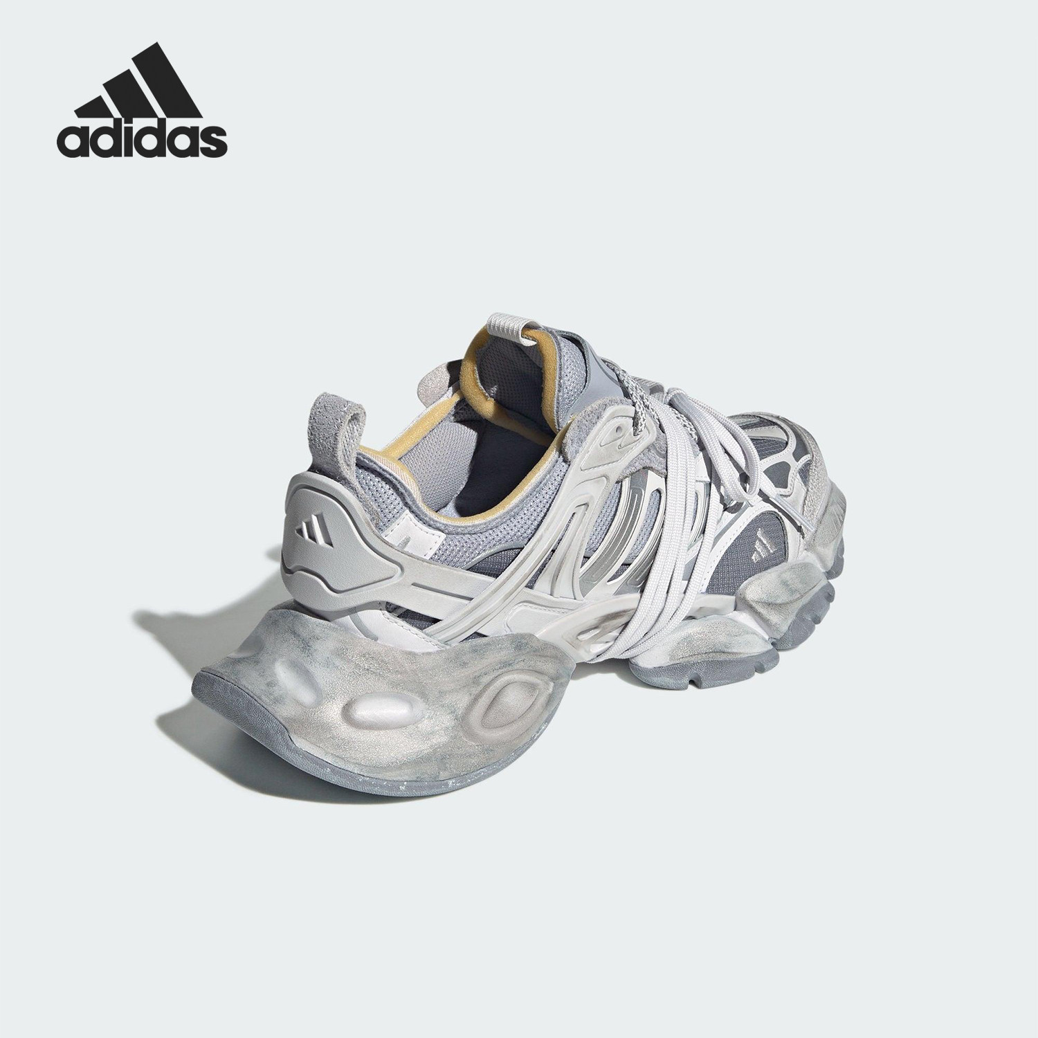 Adidas/阿迪达斯正品XLG RUNNER男女同款厚底低帮运动鞋JR9633