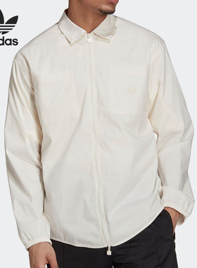 Adidas/阿迪达斯三叶草男子运动休闲长袖衬衫H33495