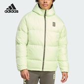 男士 Adidas 款 2025冬季 双面穿足球羽绒服JN3077 阿迪达斯正品