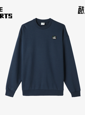 Puma/彪马正品PUMAS Crew男士宽松休闲户外针织保暖运动卫衣