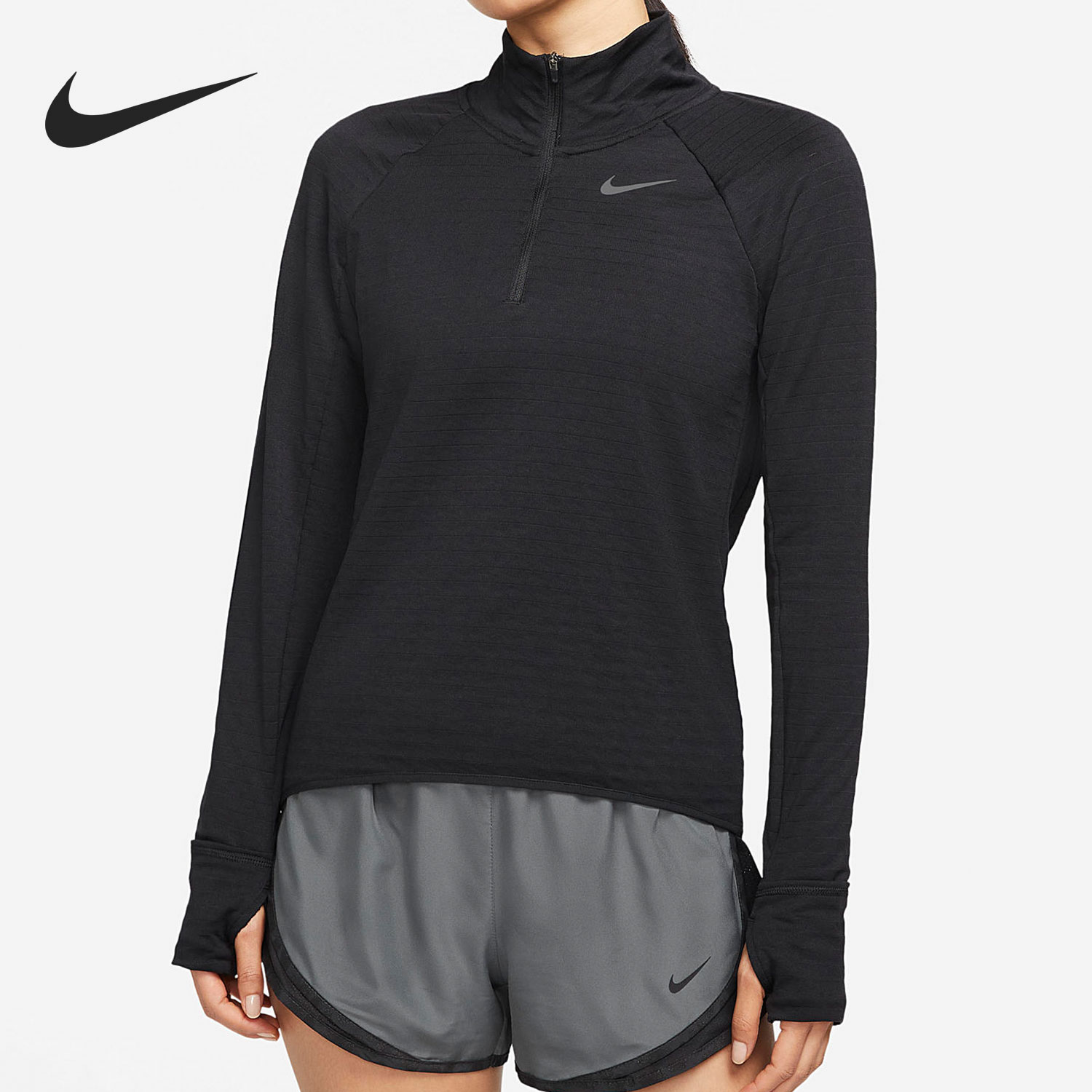 Nike/耐克正品 Therma-FIT Element 女子跑步上衣DD6800-010