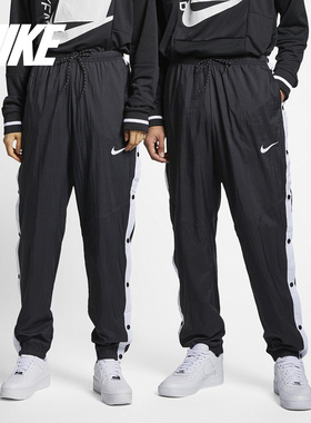 Nike/耐克正品 AS W NSW WR PANT POPPER 男女休闲运动长裤AR3083