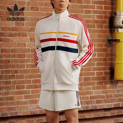 Adidas/阿迪达斯正品三叶草男士运动休闲宽松立领外套IW3233