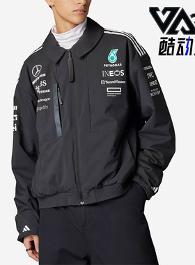 Adidas/阿迪达斯正品2025新款男士经典时尚翻领夹克外套JX0748