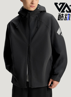 Adidas/阿迪达斯正品2025冬季款男士日常连帽耐穿梭织外套KH0168