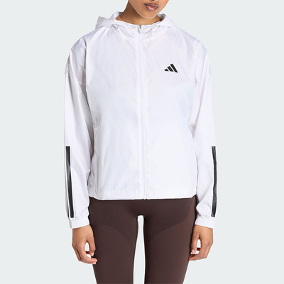 Adidas/阿迪达斯正品HYG WINDY女士运动宽松连帽经典夹克KC7655