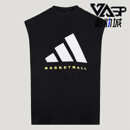 Adidas/阿迪达斯正品MUSCLE TEE男士宽松T恤无袖背心KX5706