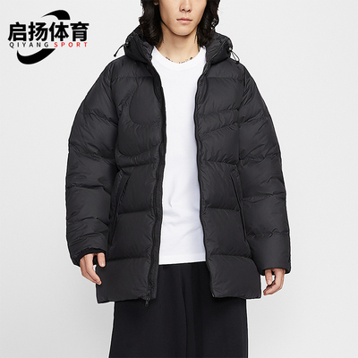 Nike/耐克正品Sportswear Club男士拉链保暖宽松羽绒服IH2378-010