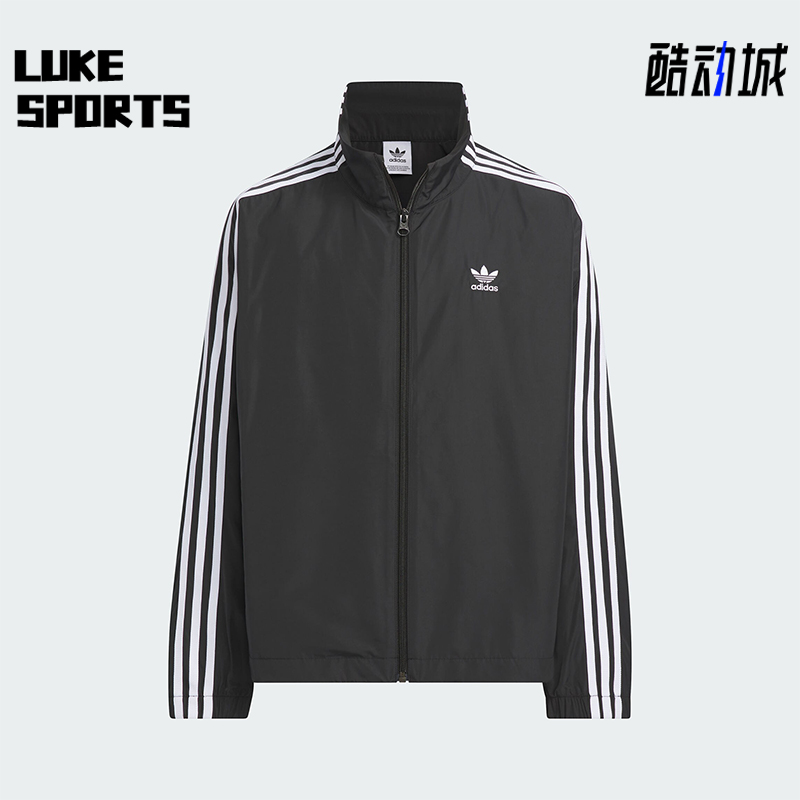 阿迪达斯新款大童运动夹克外套